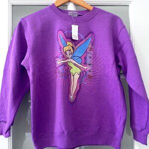 Disney Tink Girls Fleece Top Large